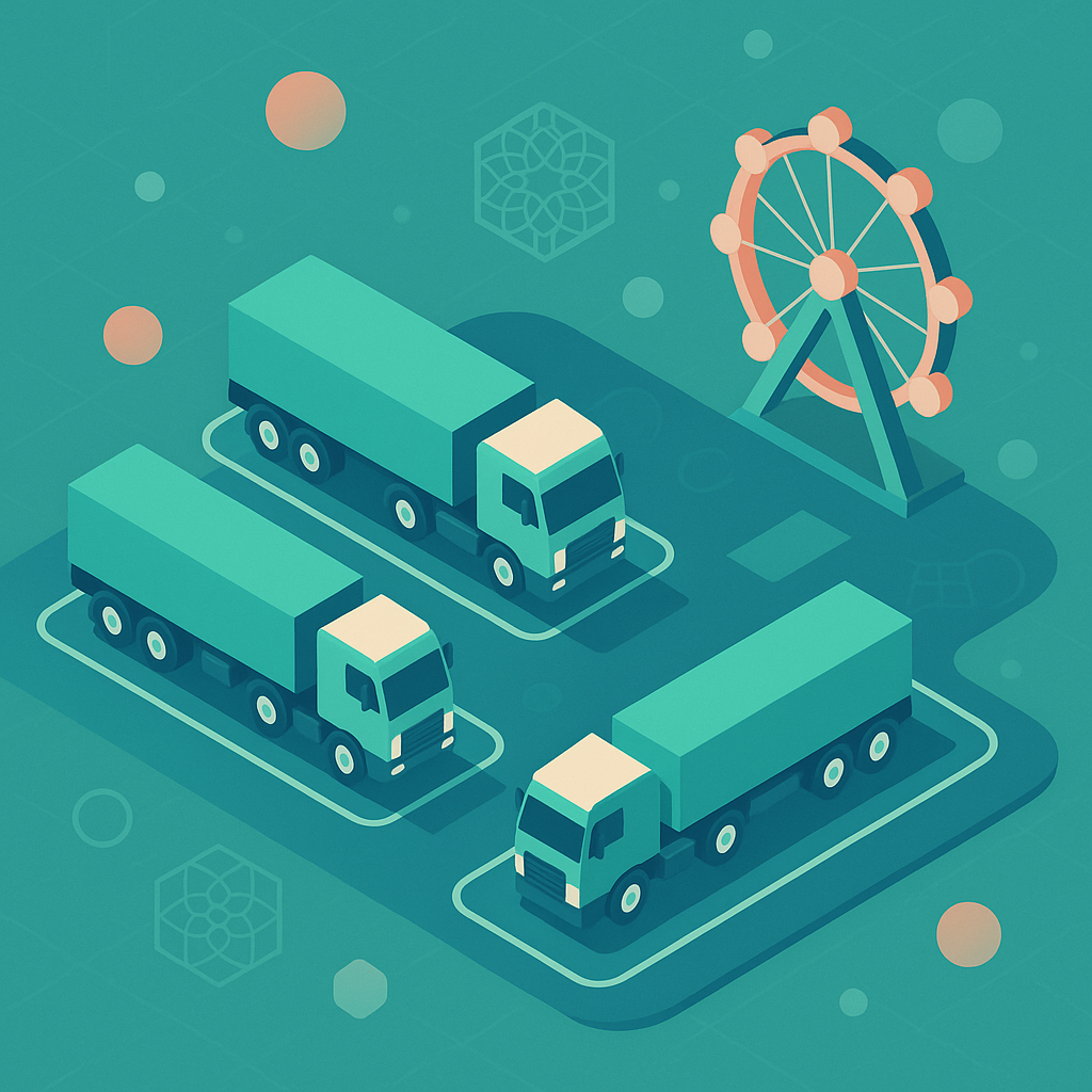 Dubai unveils plan for 3 massive truck rest areas
