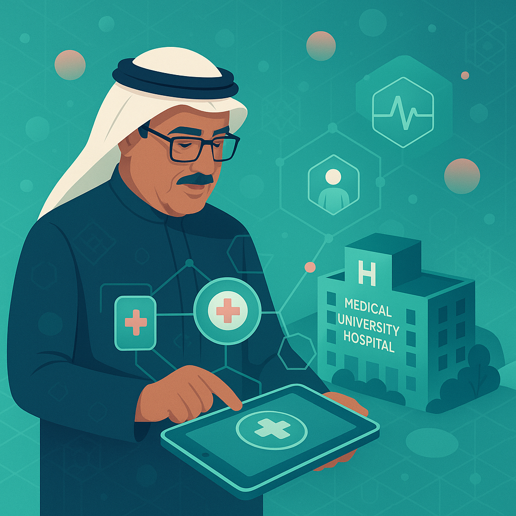 Dhahi Khalfan يقود تحول الرعاية الصحية الذكية في Dubai Medical University Hospital