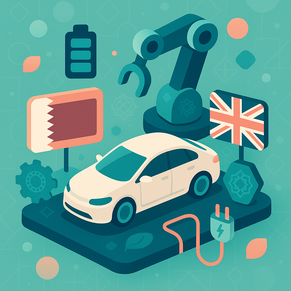 Qatar to Build EVs With a UK-Qatar Partnership