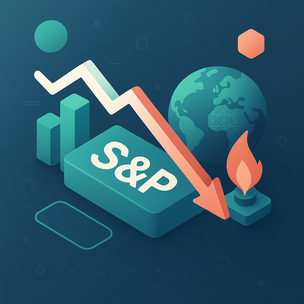 S&P 500 ends lower as investors weigh data, Middle East tensions
