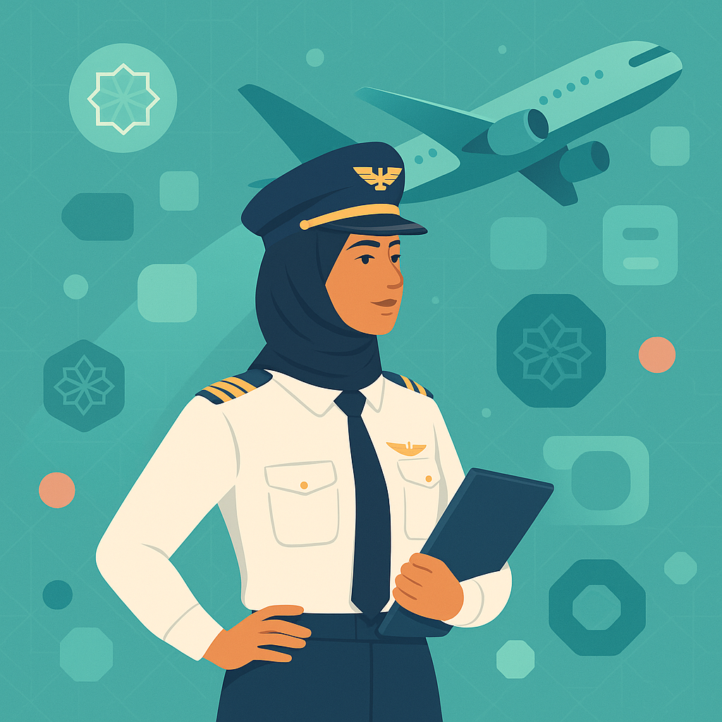 A milestone for Emirati ambition: Etihad Airways’ Captain Huda Al Musallami becomes the first Emirati woman training captain in the UAE