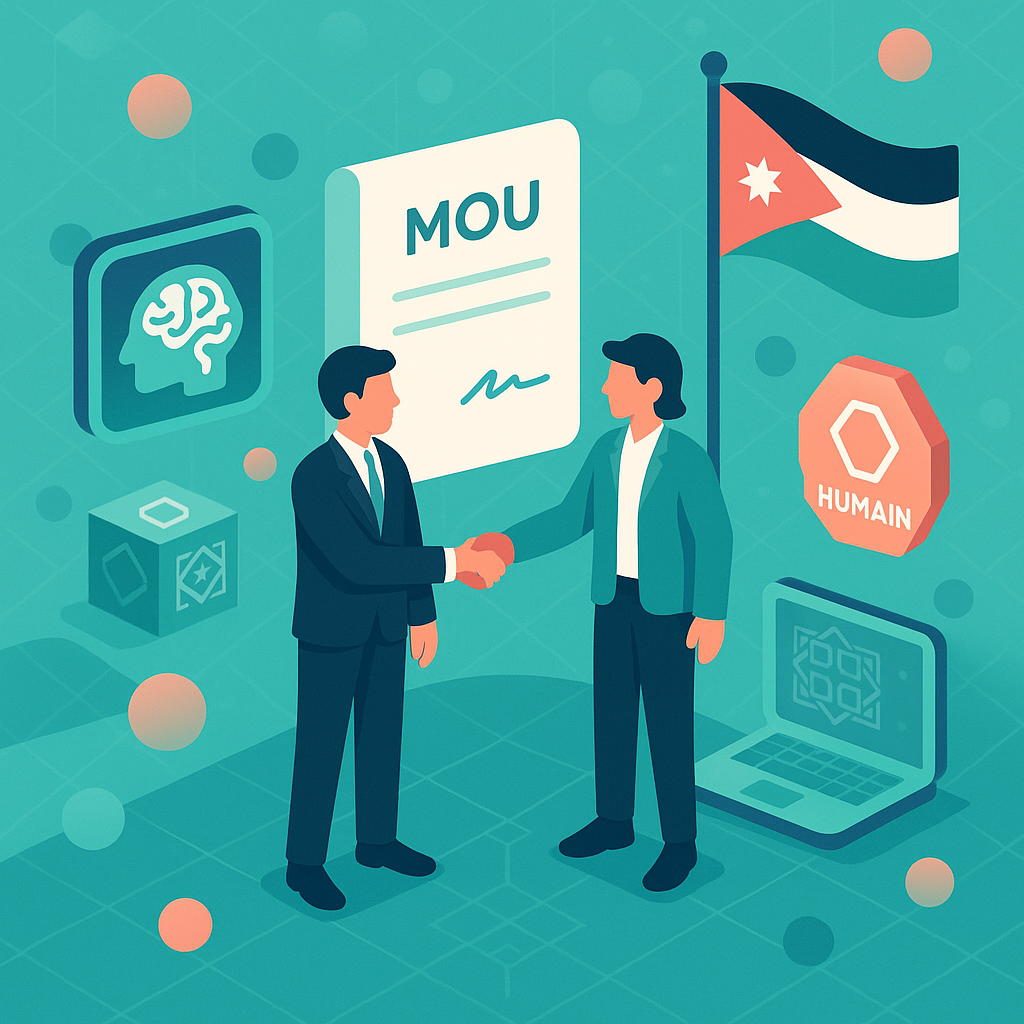 الأردن وHUMAIN يوقعان مذكرة تفاهم لتعزيز نماذج الذكاء الاصطناعي العربية وتطوير المواهب