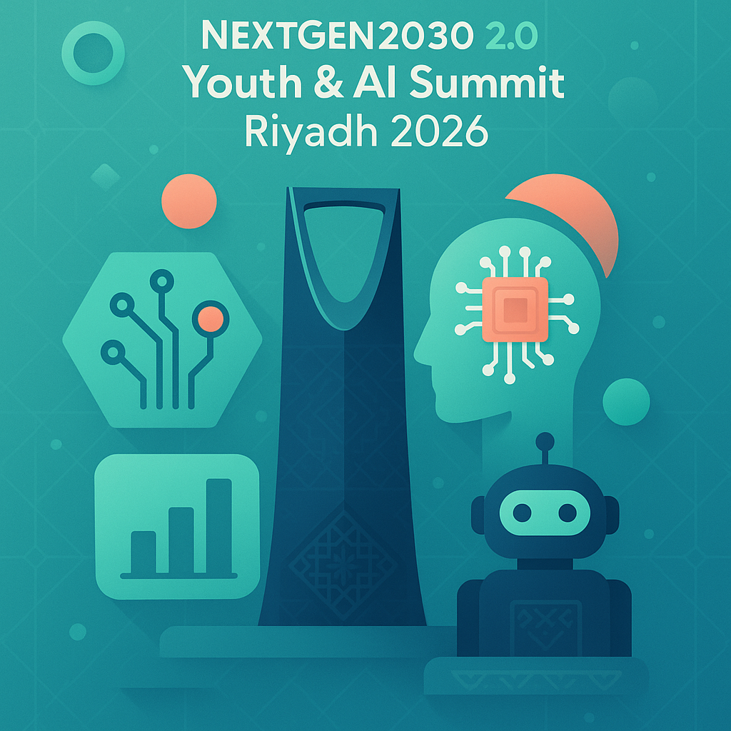 NextGen2030 2.0 قمة الشباب والذكاء الاصطناعي الرياض 2026 (ممول بالكامل)