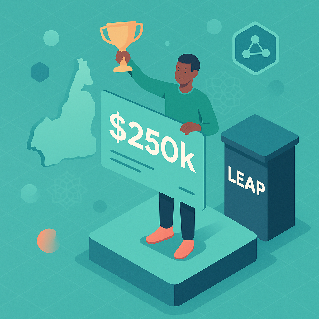 Waspito الكاميرونية تفوز بجائزة Grand LEAP بقيمة US$250,000 في حدث LEAP بالسعودية