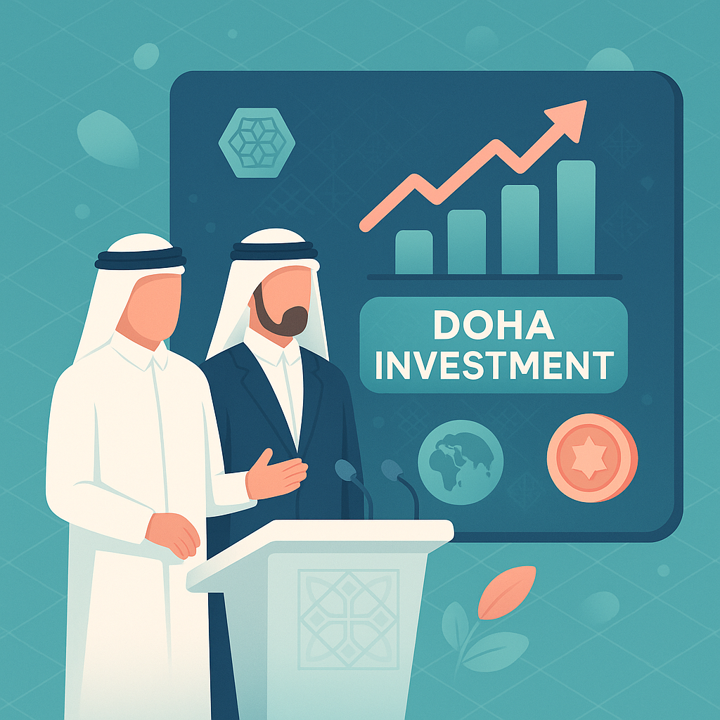 رئيس الوزراء ووزير الخارجية يعلنان إطلاق منصة "Doha Investment"