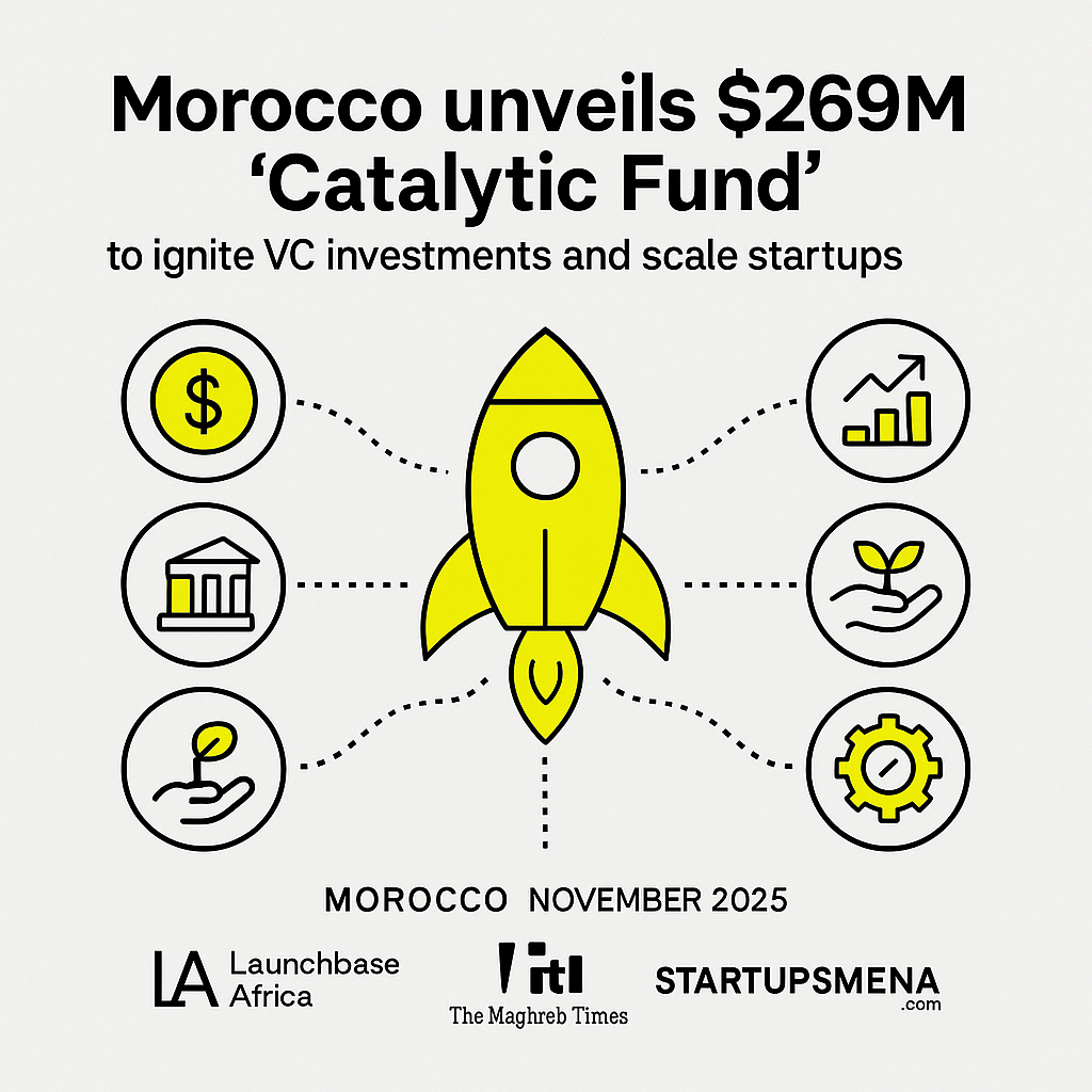 Morocco unveils $269M “Catalytic Fund” to ignite VC investments and scale startups